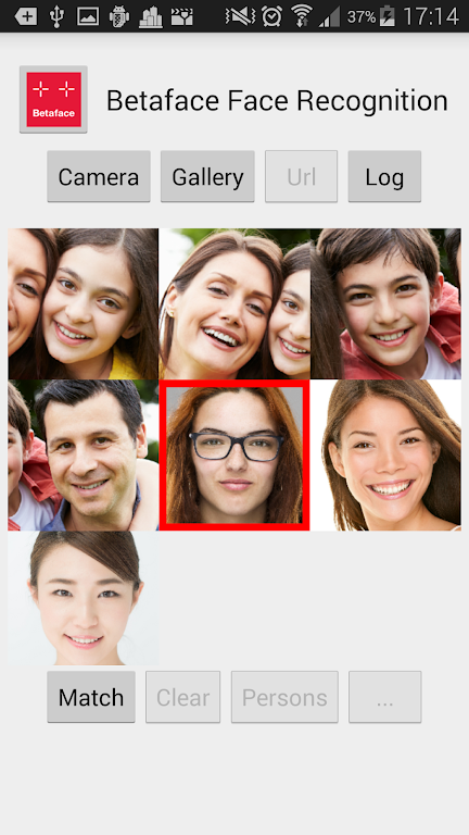 Betaface Face Recognition ภาพหน้าจอ 0