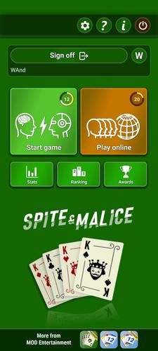 Spite & Malice Screenshot 0