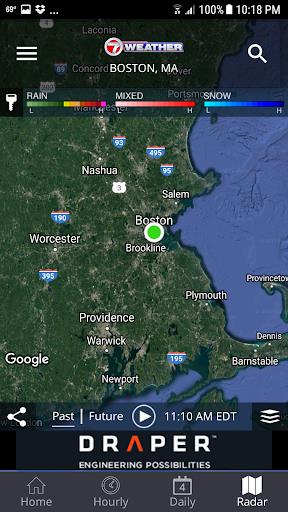 WHDH 7 Weather - Boston ဖန်သားပြင်ဓာတ်ပုံ 1