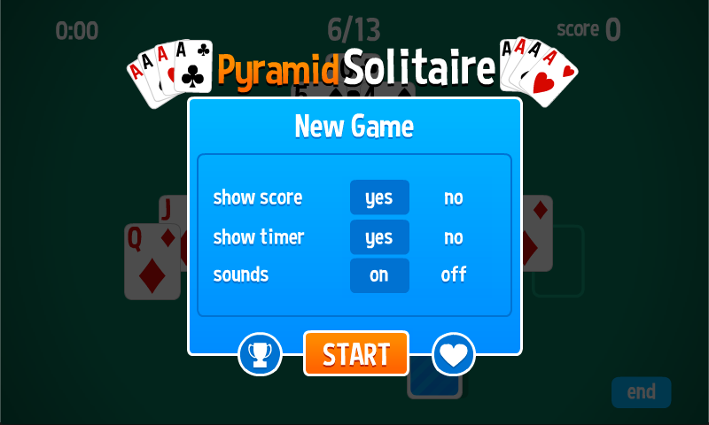 Pyramid Solitaire HD card game应用截图第0张