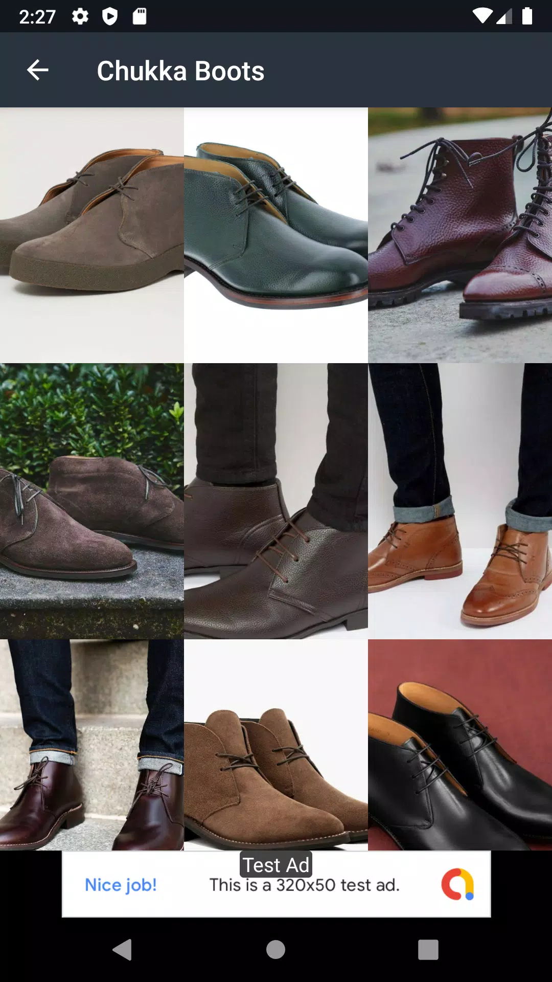 Chukka Boots Ideas ภาพหน้าจอ 1