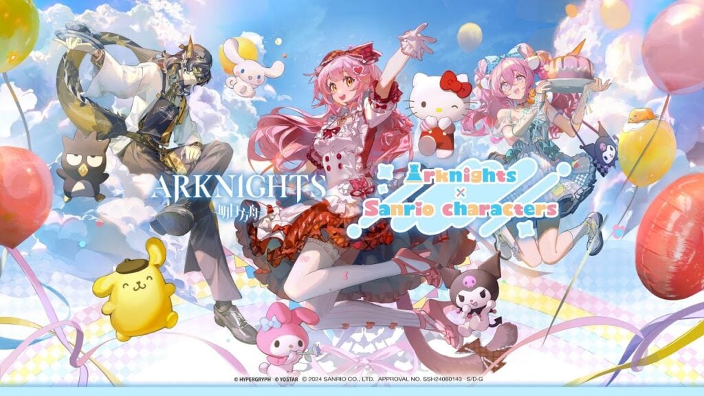 Arknights comemora Sanrio com colaboração fofinha