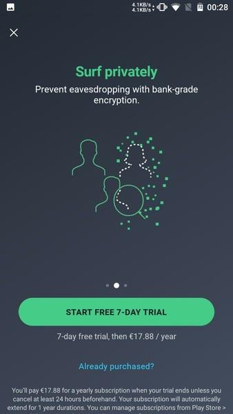 AVG Secure VPN Proxy & Privacy Capture d'écran 3