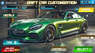 Drift Car Racing Games Offline Ekran Görüntüsü 1