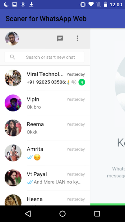 Scaner for WhatsApp Web应用截图第1张