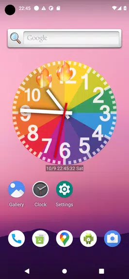 Rainbow Clock スクリーンショット 1