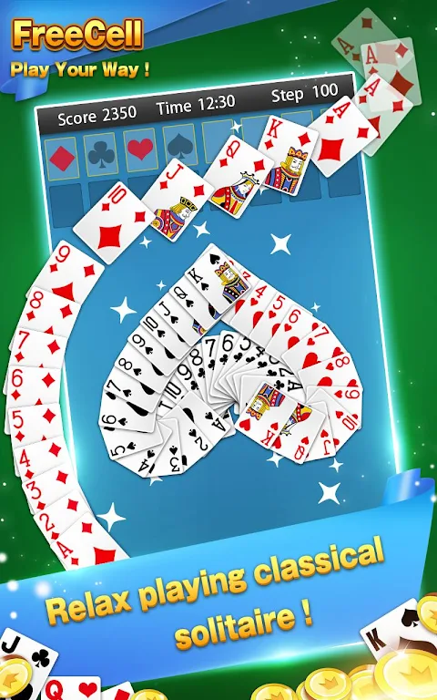 Solitaire - FreeCell Card Game應用截圖第2張