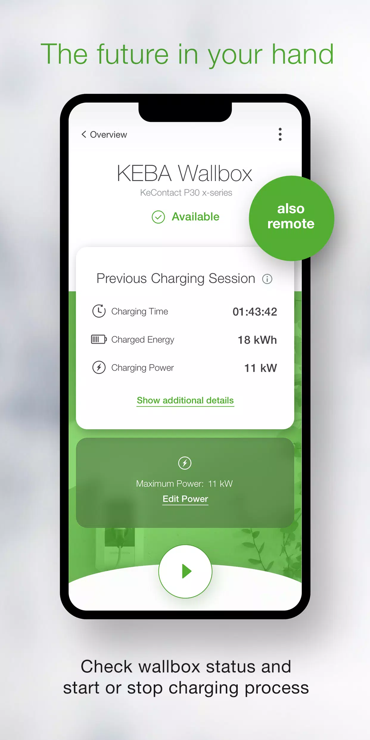 KEBA eMobility App Captura de tela 0