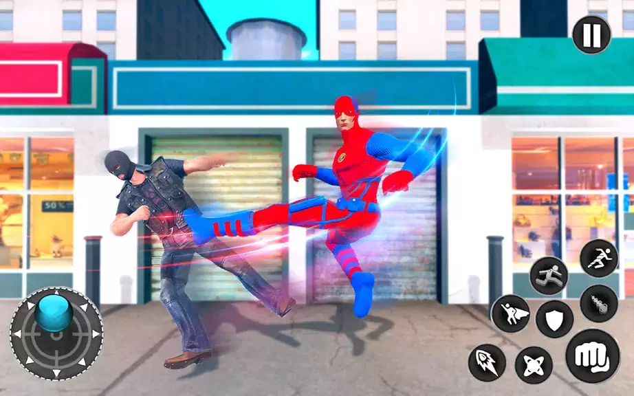 Captain Super Hero Man Game 3D Capture d'écran 3