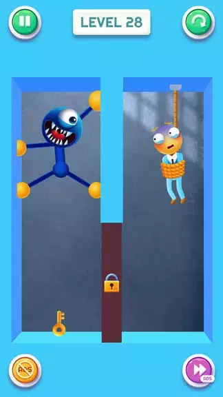 Blue Monster: Stretch Game Schermafbeelding 2