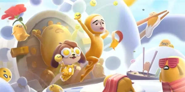 Gudetama erobert Hello Kittys Freundschaftsinsel