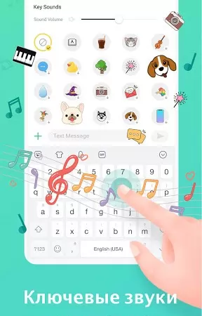 Facemoji Emoji KeyboardDIY Emoji Keyboard Theme Zrzut ekranu 2