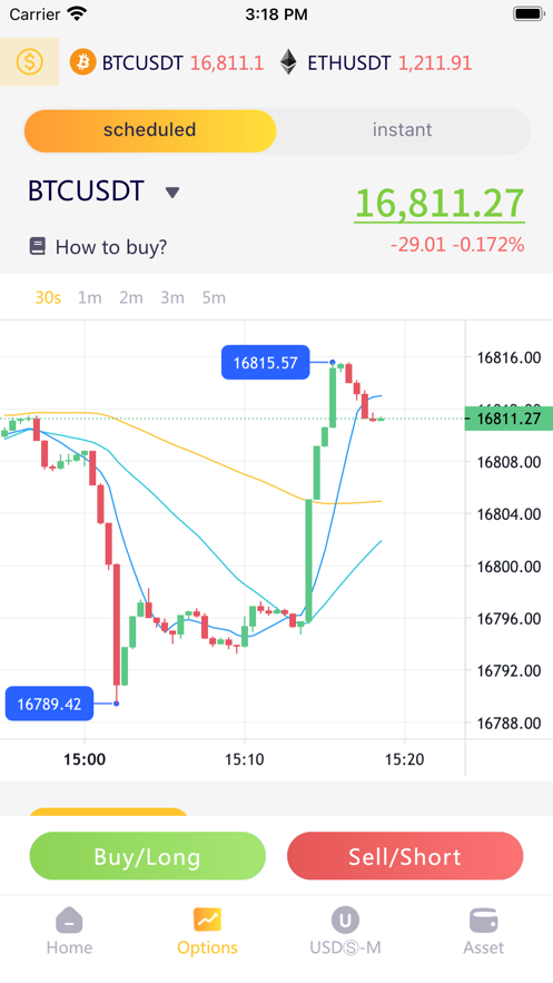 Schermata FTK Bitcoin & ETH Exchange 0