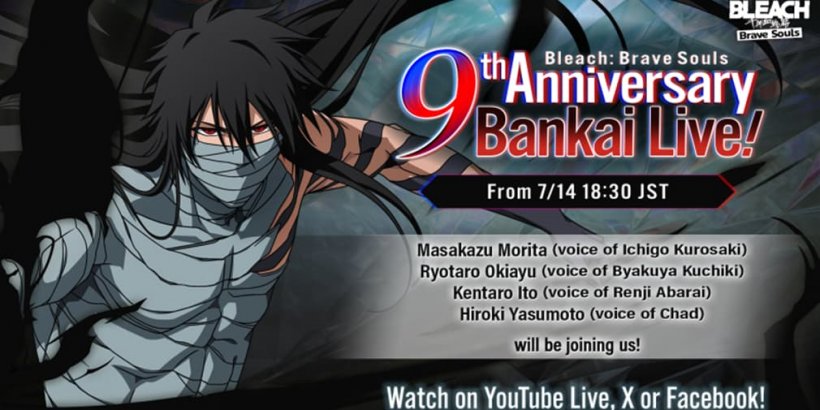 Ipinagdiriwang ng Bleach: Brave Souls ang Ika-9 na Anibersaryo sa Live Stream