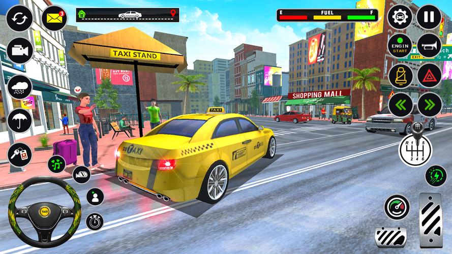 US Taxi Car Parking Simulator स्क्रीनशॉट 3