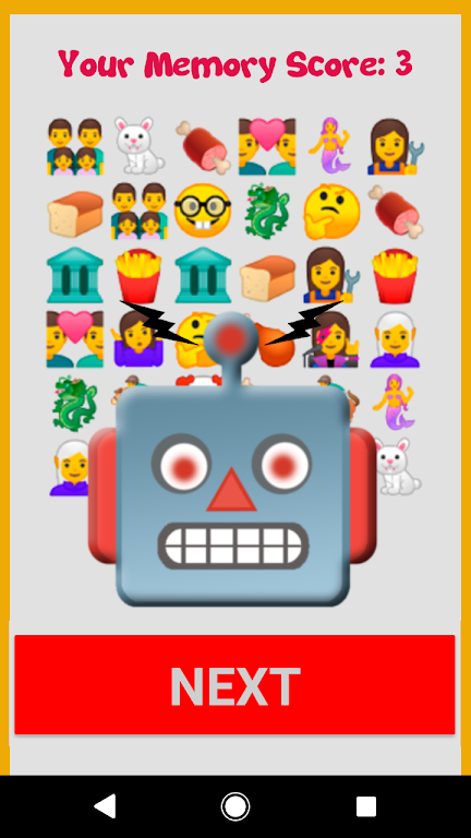 Emoji Memory Match Game Tangkapan skrin 2
