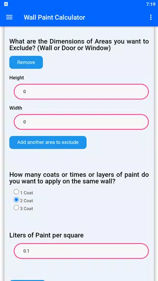 Wall Paint Calculator應用截圖第2張