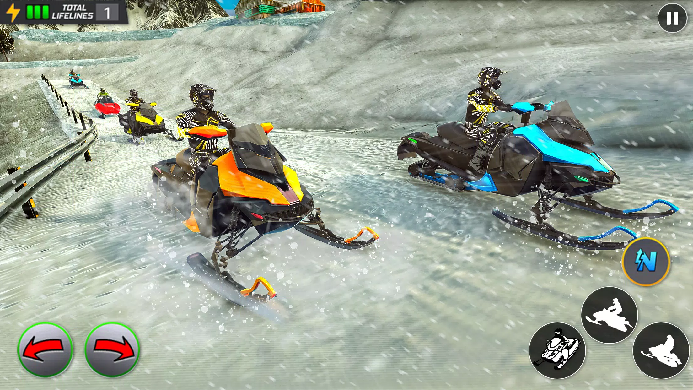 Crazy Skills Snowcross Games Zrzut ekranu 0