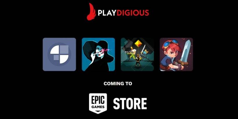 PlayDigiousは、AndroidとiOSのEpic Gamesストアで4つのゲームをリリースします