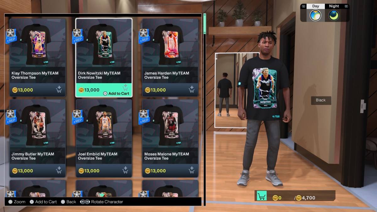 NBA 2K25で水曜日の服を着て獲得します。