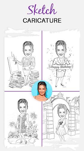 Photo Cartoon Caricature Maker Ảnh chụp màn hình 2