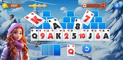 Winter Solitaire TriPeaks ဖန်သားပြင်ဓာတ်ပုံ 0