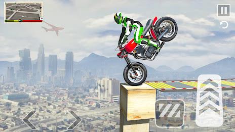 Mega Ramp Stunt Bike Games 3D ภาพหน้าจอ 3