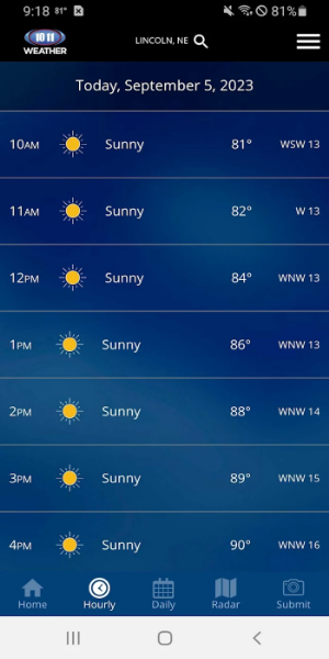 Schermata 10/11 NOW Weather 1