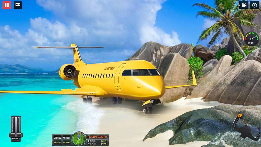 Airbus Simulator Airplane Game Captura de tela 3