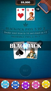 Casino BlackJack 21 Card Game應用截圖第2張