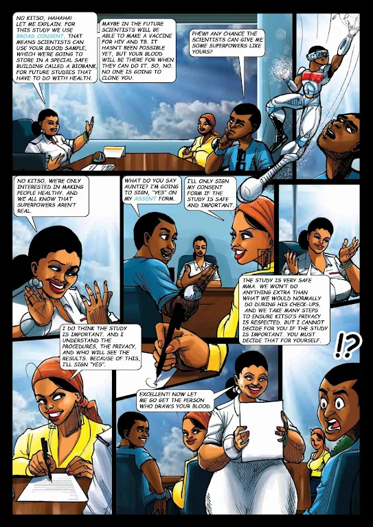 Botswana Baylor Comic Book Setswana Captura de tela 1