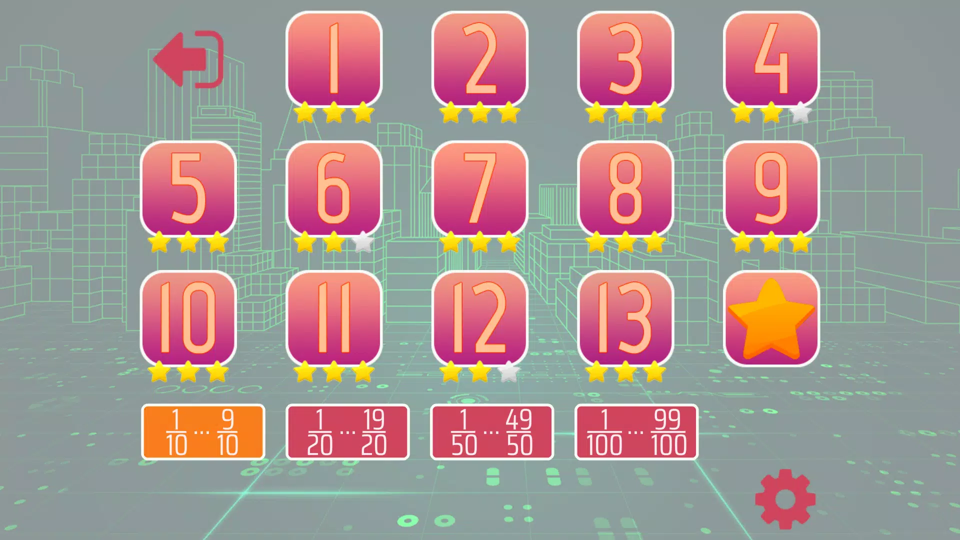 Fractions and mixed numbers Tangkapan skrin 2