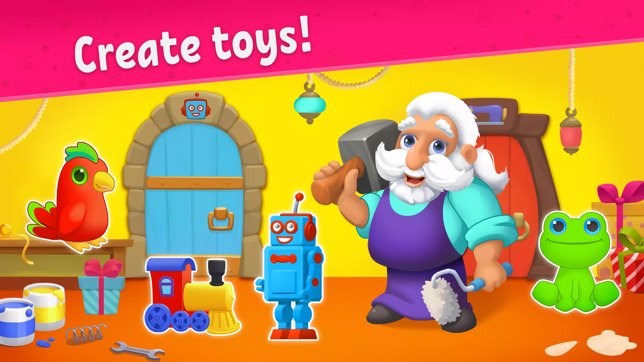 Toy maker, factory: kids games スクリーンショット 0