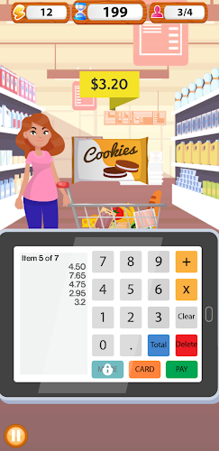 Supermarket Cashier Simulator Ảnh chụp màn hình 1