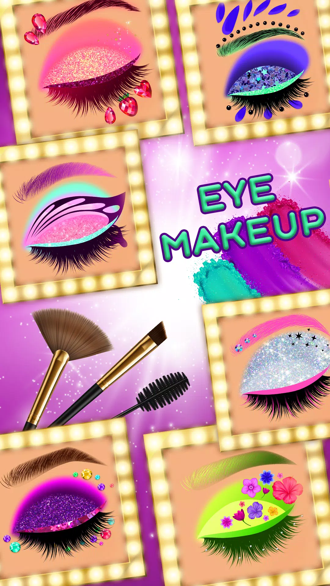 Eye makeup for girls Tangkapan skrin 0