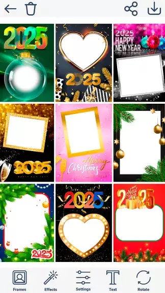 Christmas Photo Frames & Cards Скриншот 1