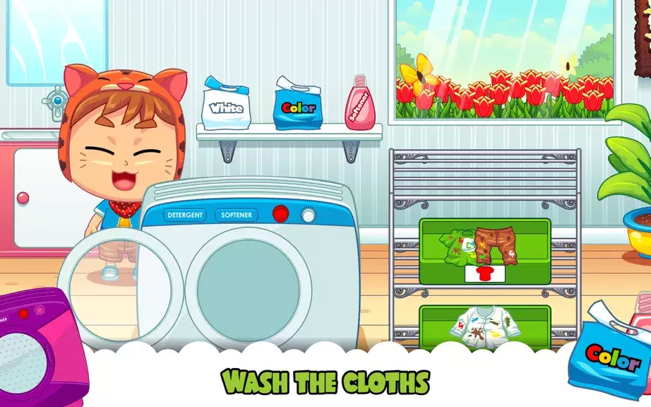 Marbel Laundry - Kids Game Ekran Görüntüsü 2