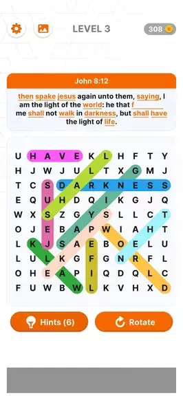 Bible Verse Search-Word Search Schermafbeelding 3