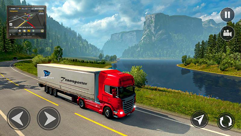 American Truck Driving Games Tangkapan skrin 3