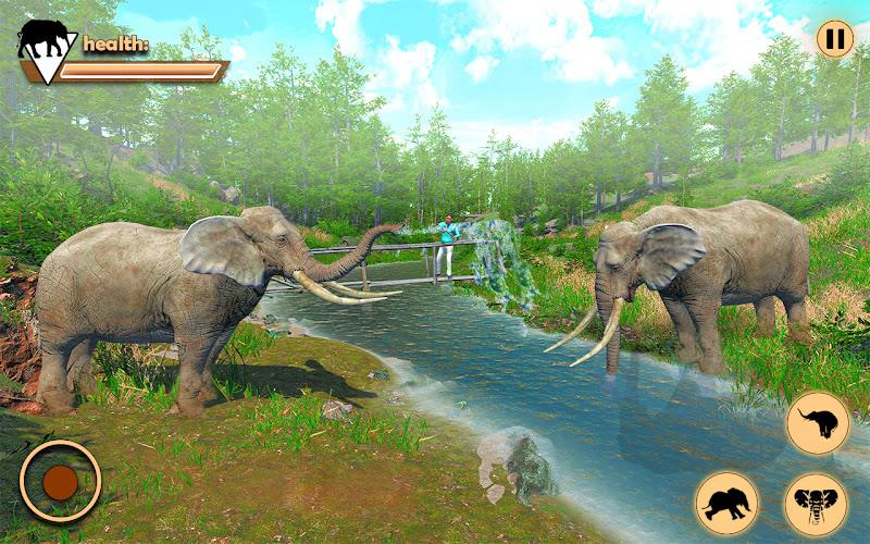 Elephant Simulator Animal Game ဖန်သားပြင်ဓာတ်ပုံ 3