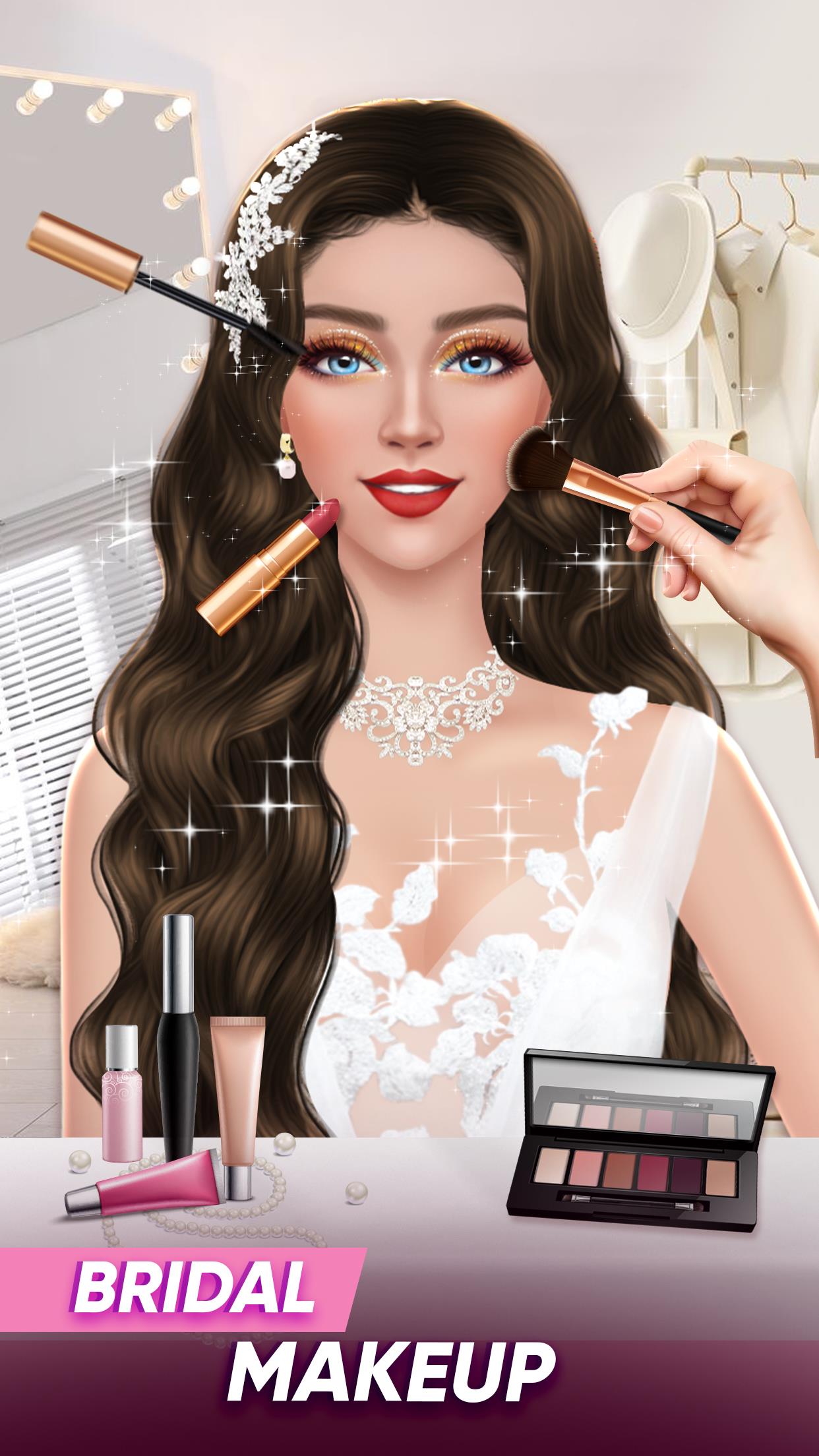 Wedding Dress Up Bridal Makeup 스크린샷 1