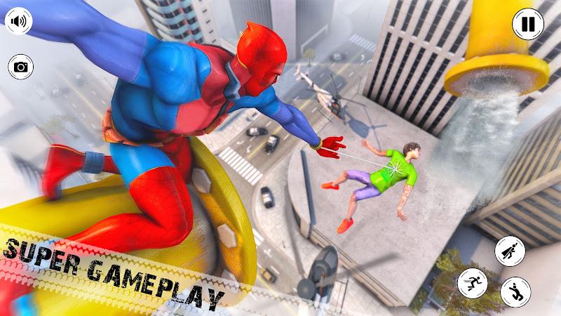 Spider Hero: Rope Hero Games Capture d'écran 2