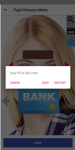 Pupil Distance Meter Tangkapan skrin 2