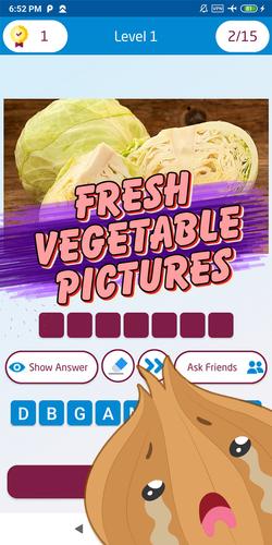 Guess the vegetable game應用截圖第3張