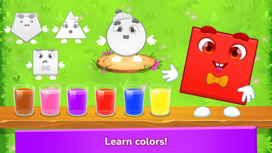 Learning shapes & colors games Скриншот 2