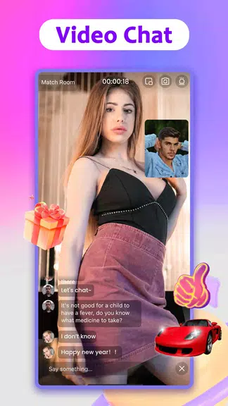 MatchU-Live, Meet People, Chat Capture d'écran 1