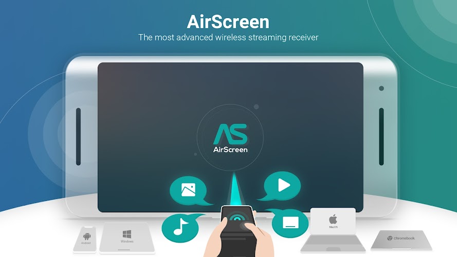 AirScreen - AirPlay & Cast ภาพหน้าจอ 0