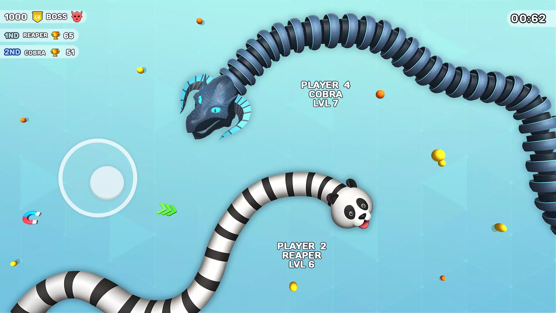 Schermata Worms Clash - Snake Games 2