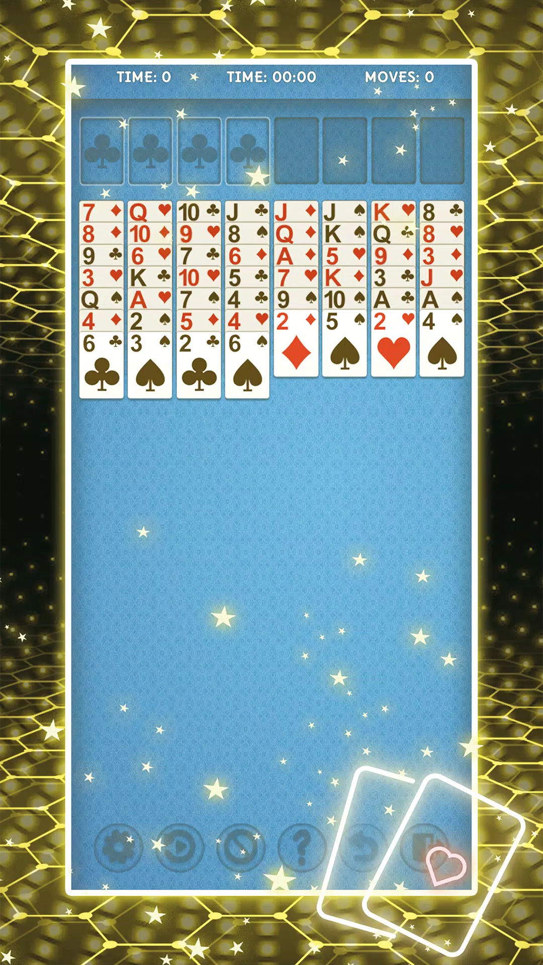 EasyCell Solitaire Game ภาพหน้าจอ 0