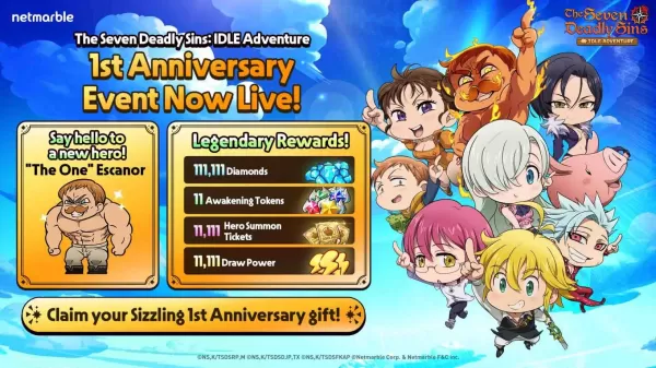 Персонажи игры празднуют с новым героем